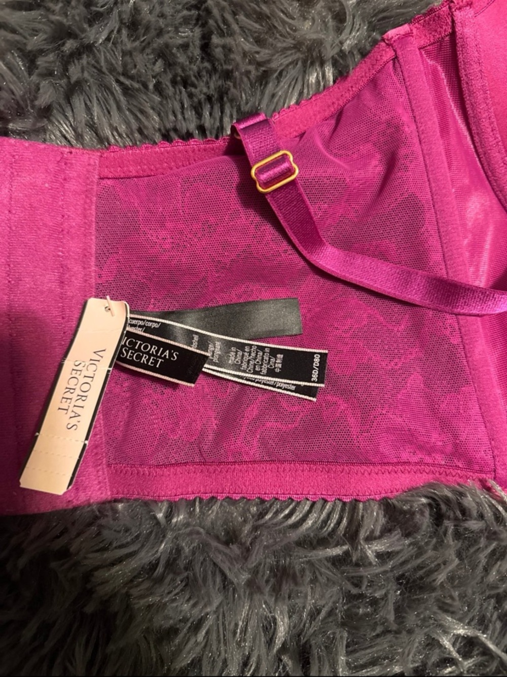 Victoria’s Secret bombshell plunge push up bra NWT 36D - Picture 3 of 8